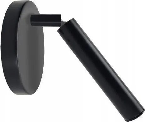 Fekete fali lámpa reflektor cső Kosame 4054 Antigo