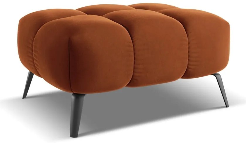 Narancssárga bársony lábtartó Nalu – Makamii