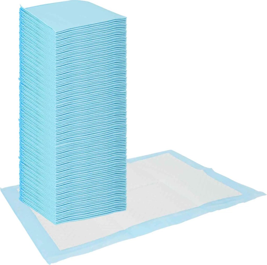 vidaXL Nem szőtt szövet állat tréningpárna 400 pcs Kék és Fehér