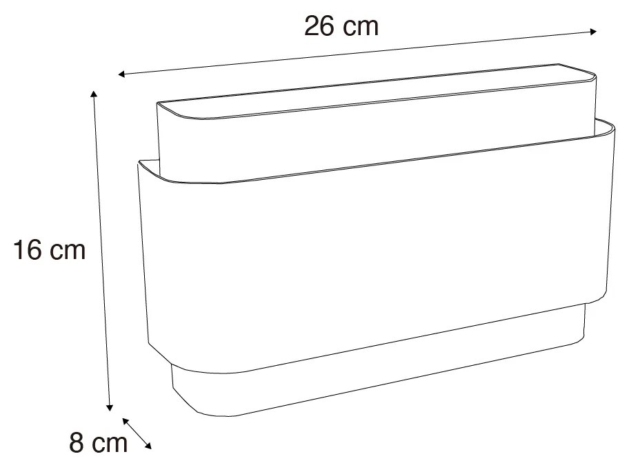 Okos fali lámpa fehér 2-lámpás Zigbee G9-el - Coen