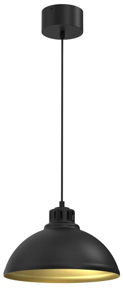 Csillár zsinóron SVEN 1xE27/15W/230V fekete/arany