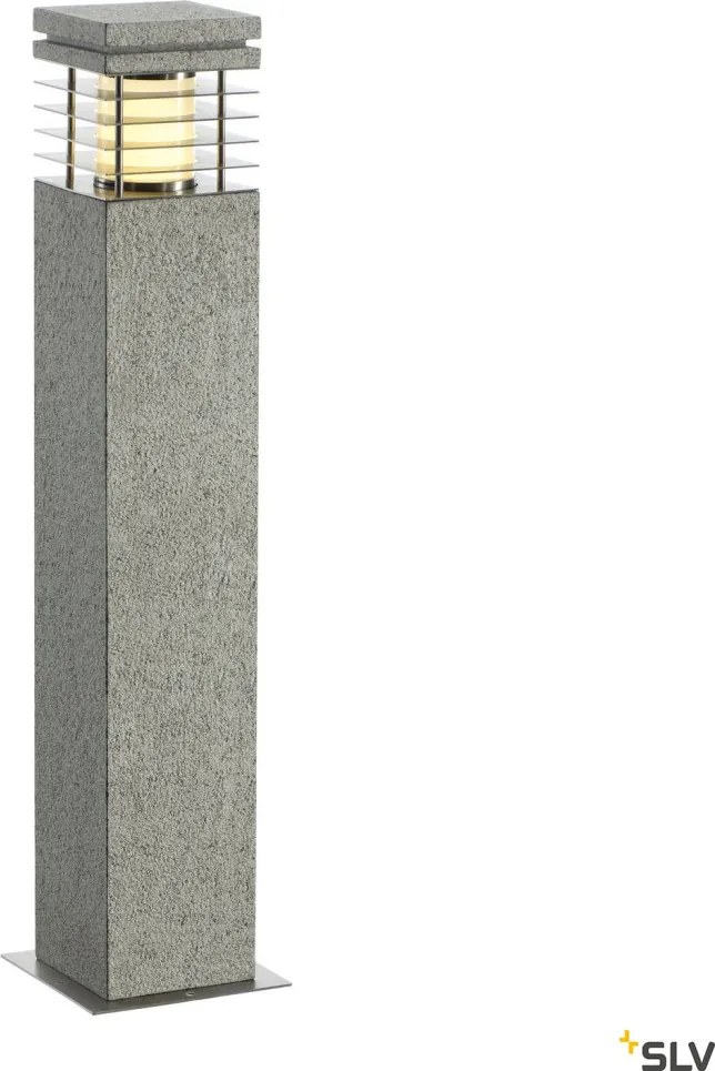 SLV 231411 ARROCK Modern Kültéri Állólámpa Króm, Szürke E27 IP44
