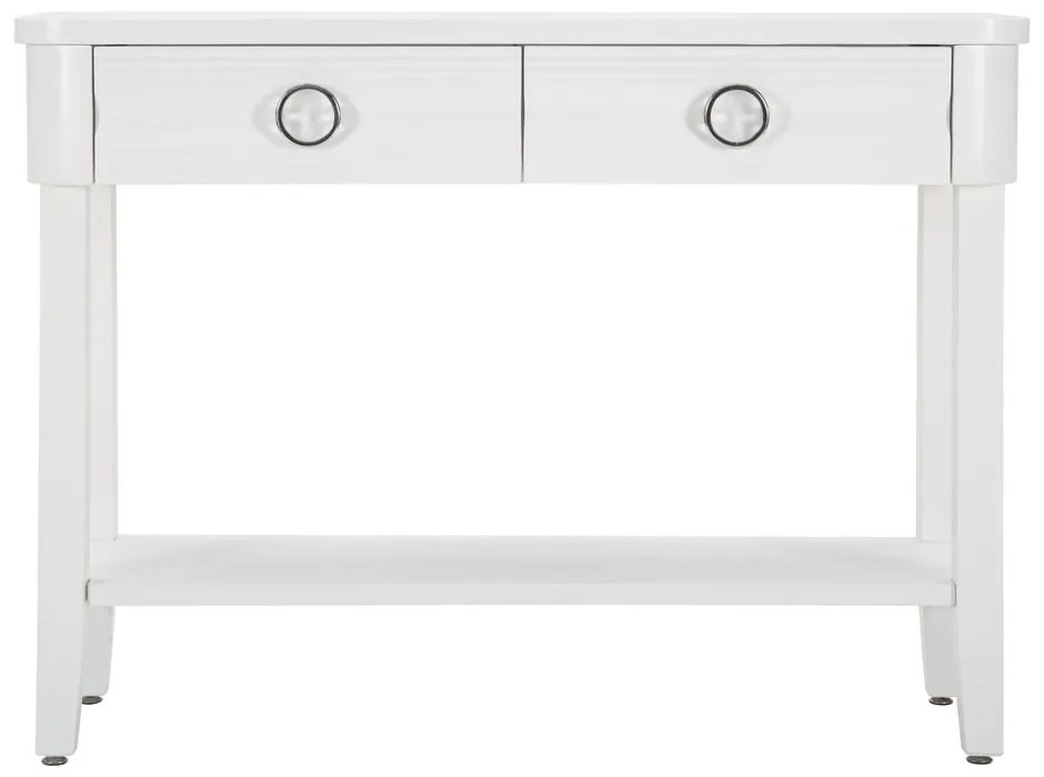 Fehér jegenyefenyő konzolasztal 40x110 cm Shine – Mauro Ferretti