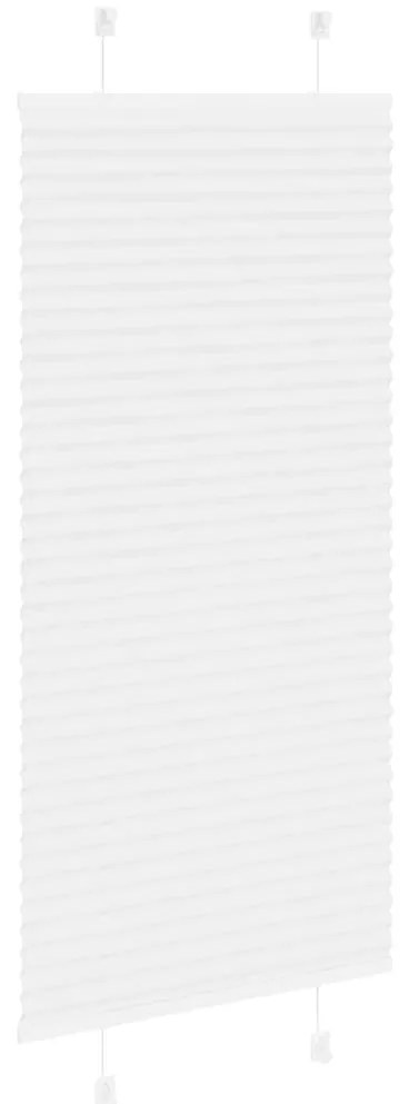 pliszírozott redőny Fehér 55x100 cm szövetszélesség 54,4 cm