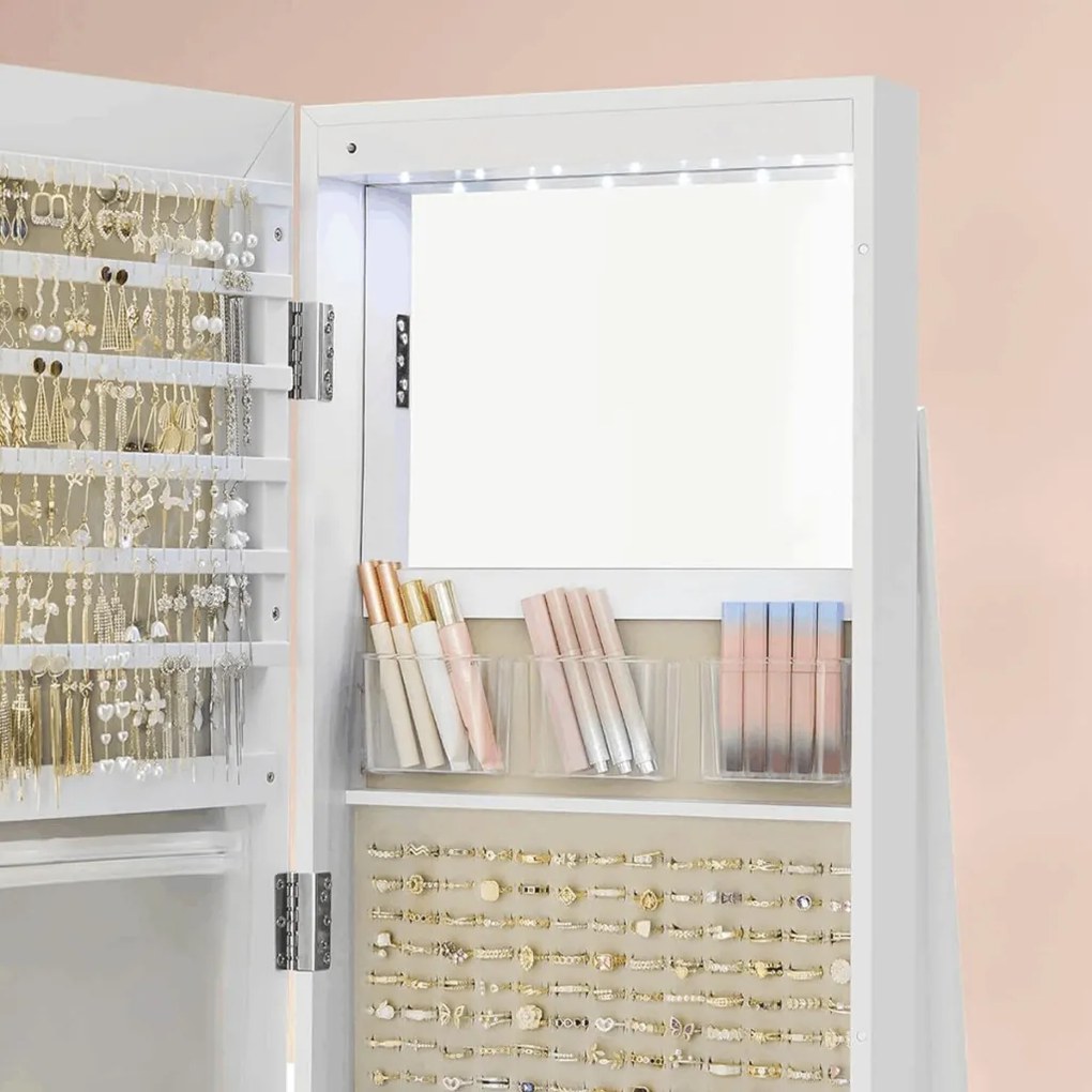 Fali tükör fehér színben, MDF kerettel AZR-E1207 WT