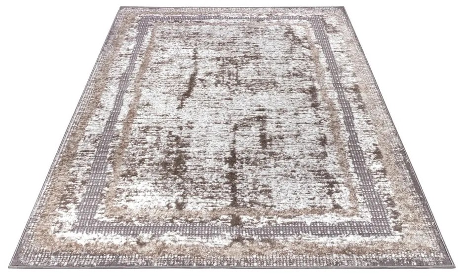 Bézs-ezüstszínű szőnyeg 200x280 cm Shine Classic – Hanse Home