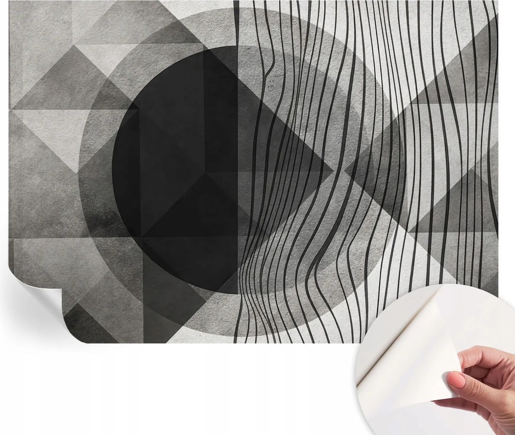 Dekoratív öntapadós tapéta Divatos minták Absztrakt formák 208x146