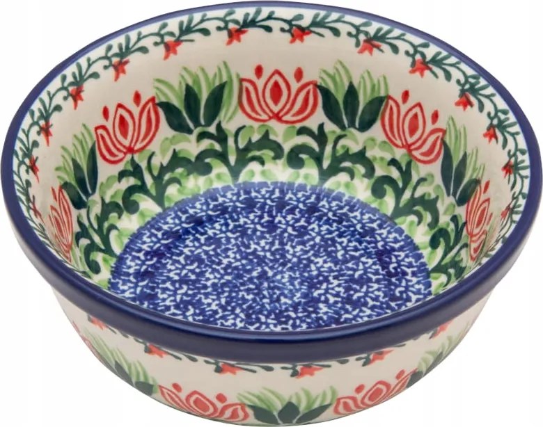 Leveses Tál Müzlitartó Tál 16 cm Bolesławiec