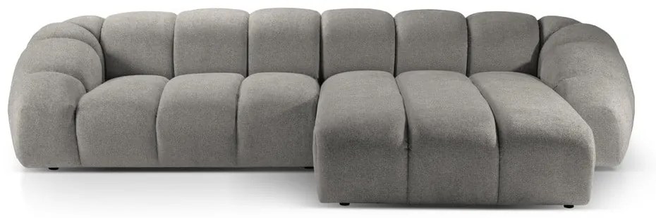 Világosszürke sarokkanapé (jobb oldali) Diana – Micadoni