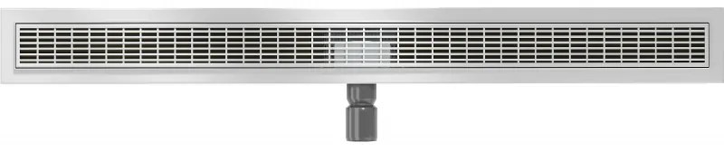 Mexen Flat M33 rozsdamentes acél zuhanytálca 90 cm, rozsdamentes acél, 1033090-15