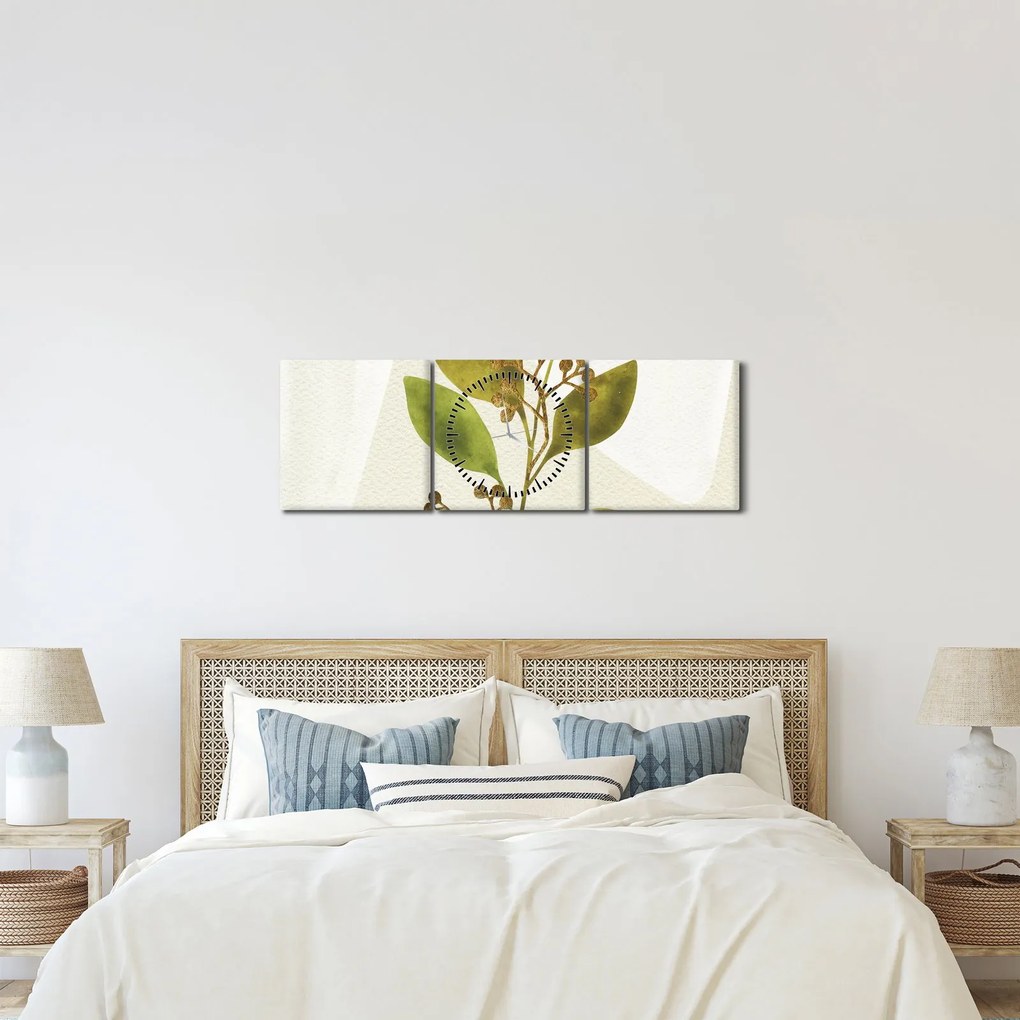 Kép - Akvarell ág N⁰1 (órával) (90x30 cm)