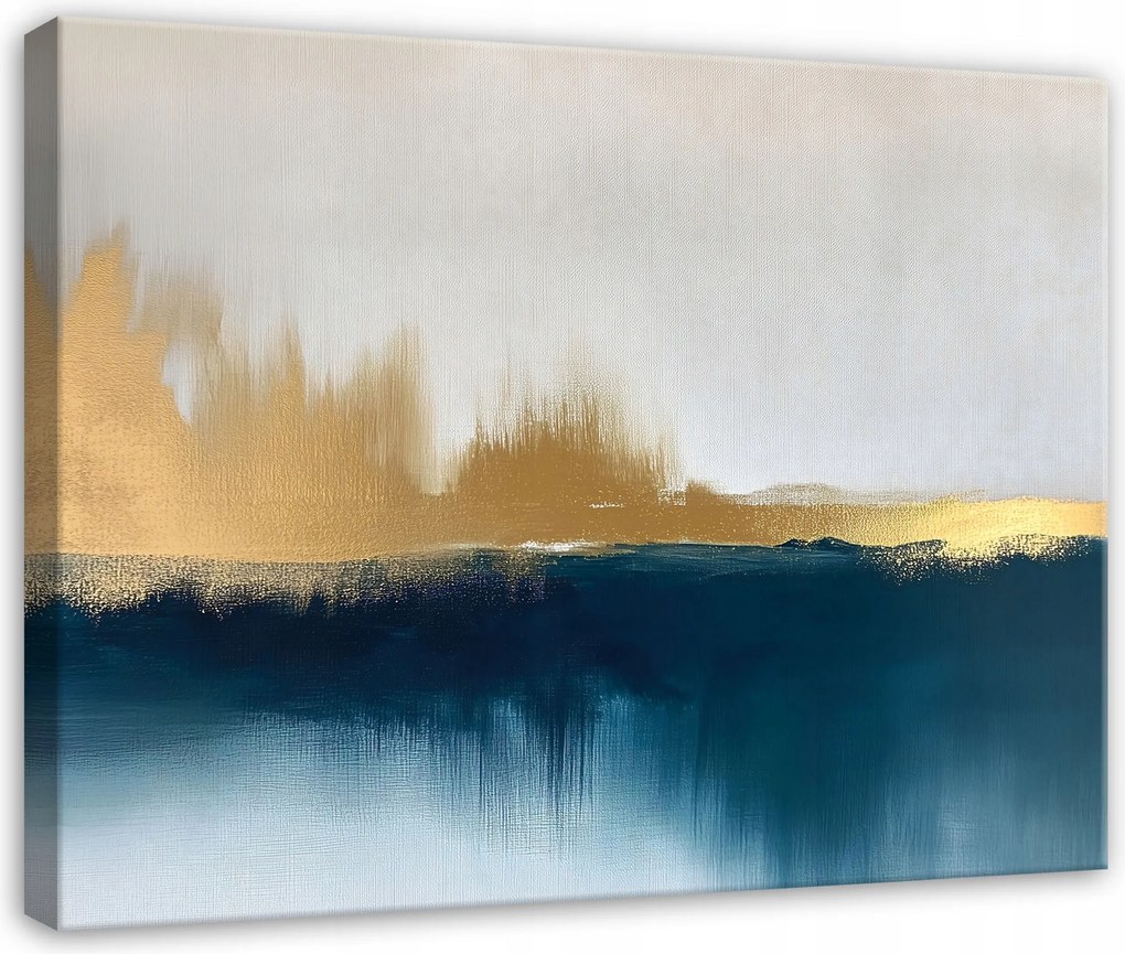 Vászonkép Absztrakt Szürke Arany Loft Nappali Hálószoba 40x30