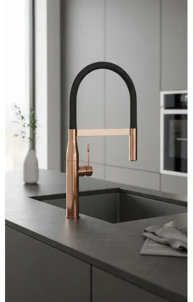 GROHE 30294DA0 - ESSENCE konyhai csaptelep, bronz
