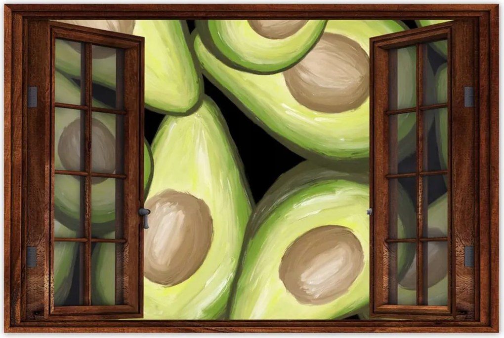 Poszterek 90x60 Avokádó Gyümölcs Natu mag