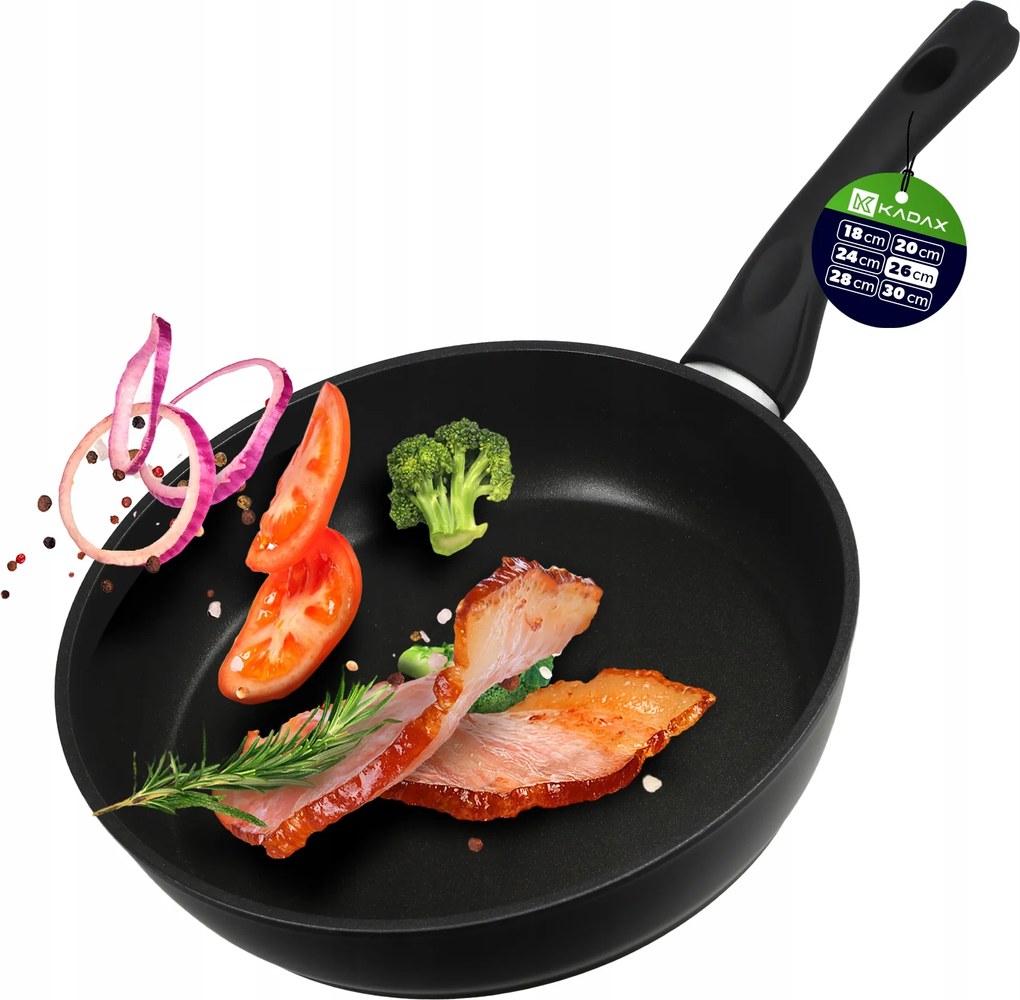 Gáz Indukciós Serpenyő 26 cm Tapadásmentes Non-stick Sütéshez Nagy