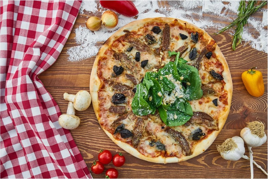 Pizza képe (90x60 cm)