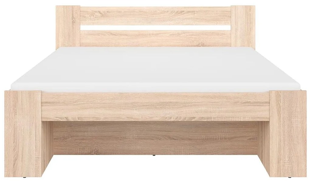 Franciaágy 160 cm Nepo Plus 14 (szonoma tölgy) (ágyrács nélkül) . 1098330