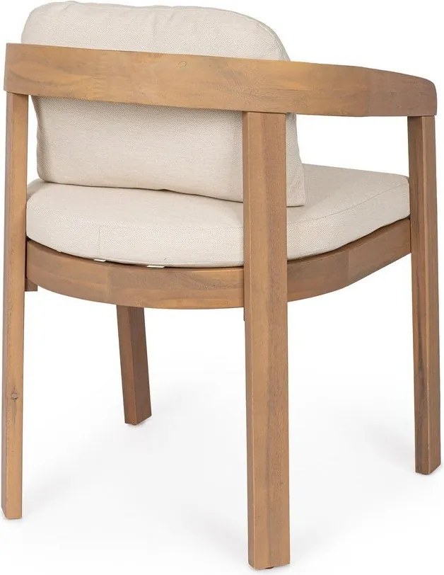 Natúr színű tömörfa kerti szék Pablo – Bizzotto