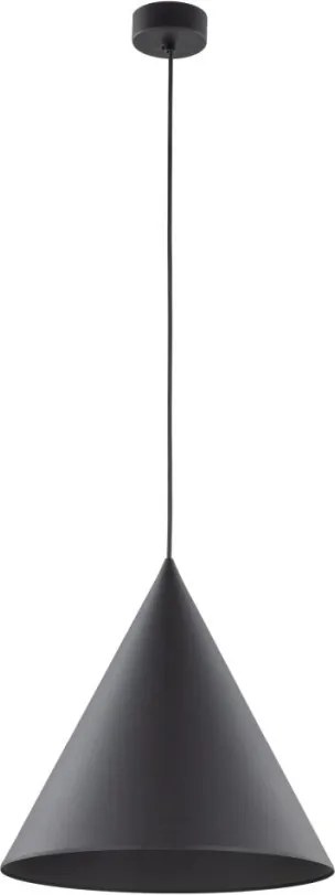 TK LIGHTING 10057 CONO Modern Függesztett Lámpa Fekete E27 IP20