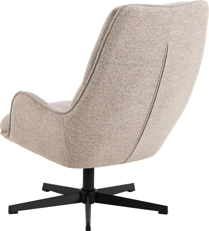 Bézs forgó buklé fotel Bosley – Actona