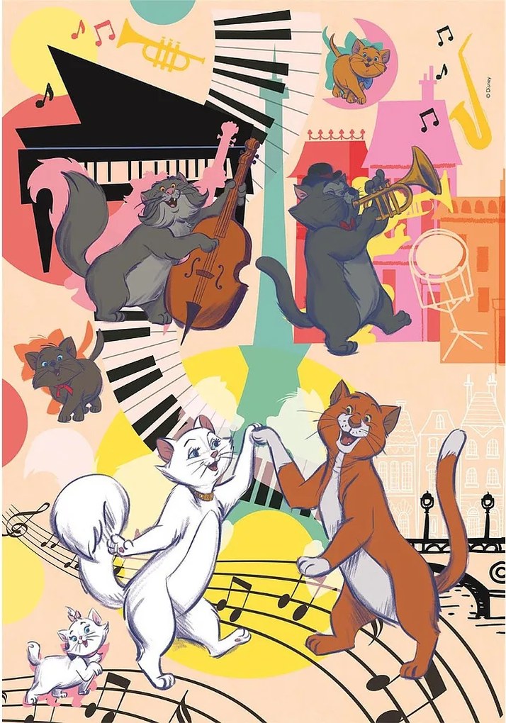 Disney Classics Aristocats 104 db-os puzzle Clementoni