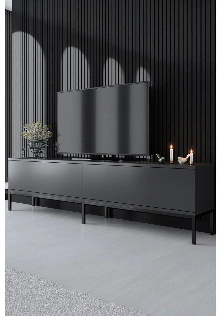TV szekrény Lord - Anthracite, Black