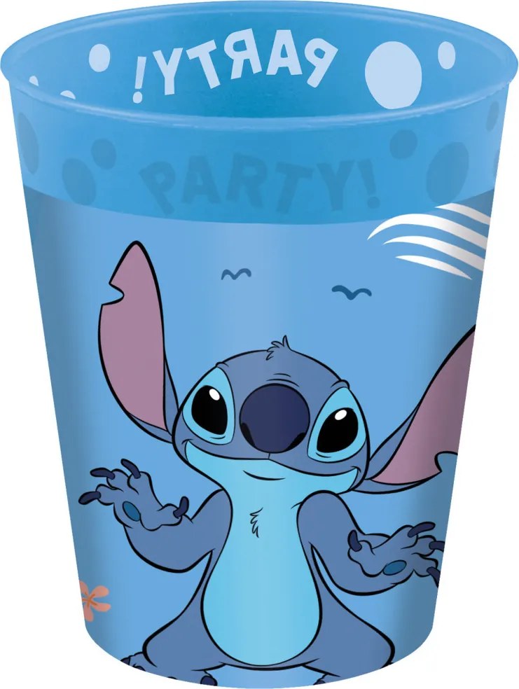 Disney Lilo és Stitch, A csillagkutya Angel micro prémium műanyag pohár szett 4 db-os 250 ml