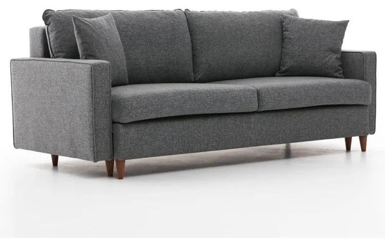 Sötétszürke kinyitható kanapé 210 cm Eva – Balcab Home