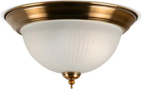 Brilagi - FRESCO mennyezeti lámpatest, 2xE27/40W/230V, átm. 28 cm, sárgaréz