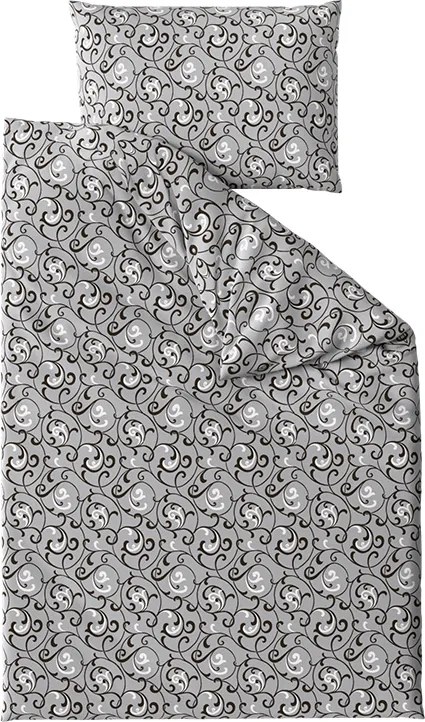 Poliészter-pamut ágynemű ORIENT POLY szürke Ágyneműhuzat mérete: 70 x 90 cm | 140 x 200 cm