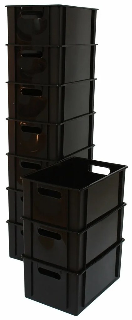 SmartStore Basic tárolódoboz, 12,5 l, fekete