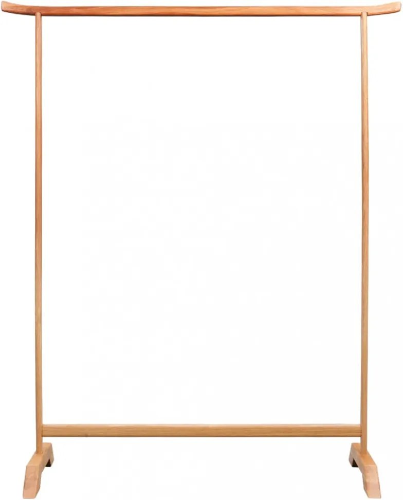 Tömör tölgyfa ruhatartó állvány 125 x 175 cm