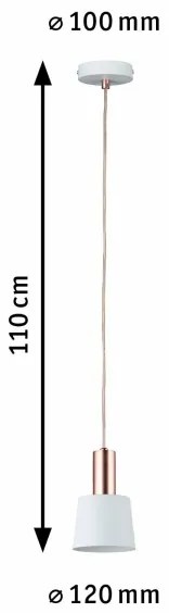 Paulmann 79656 - 1xE14/20W  Csillár zsinóron NEORDIC HALDAR 230V