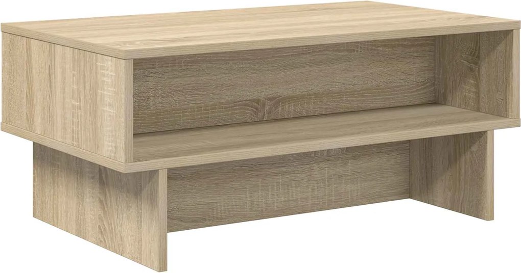 vidaXL Dohányzóasztal Sonoma tölgy 80 x 46 x 35 cm Faanyag