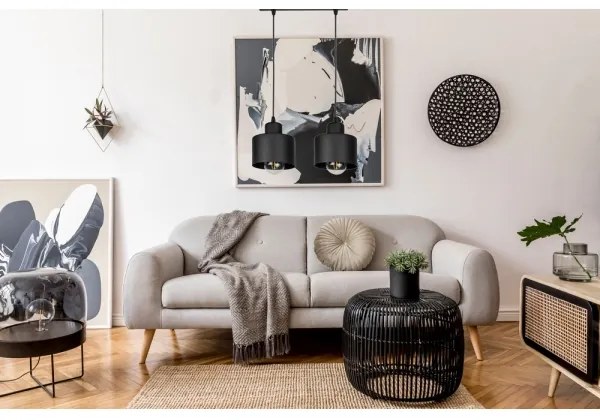 Csillár zsinóron BODO 2xE27/60W/230V