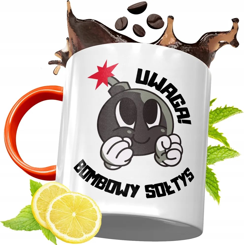 Narancssárga Bögre Soltys Ajándék fényképes nyomtatással