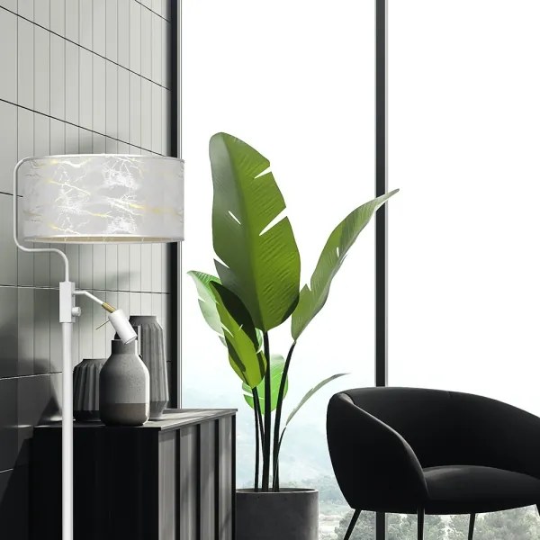 Állólámpa SENSO 1xE27/40W/230V + 1xGU10/7W fehér