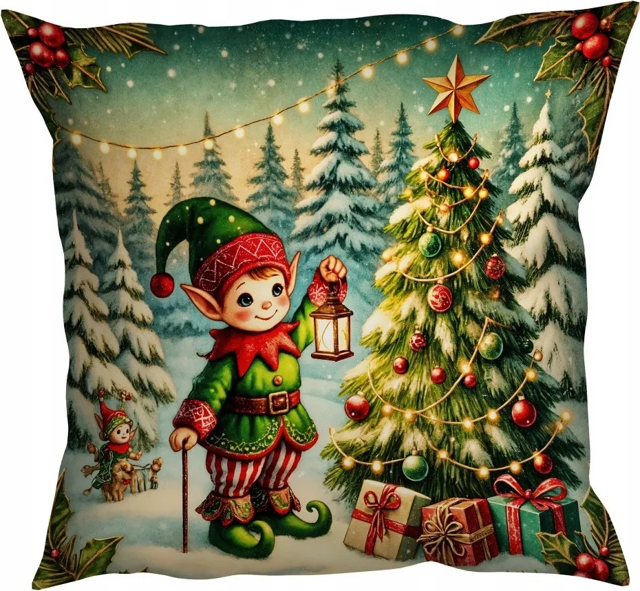 Karácsonyi díszpárnahuzat 45x45 díszpárnahuzat
