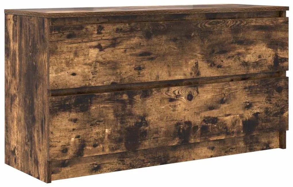 füstös tölgy színű szerelt fa TV-szekrény 100x35x54 cm