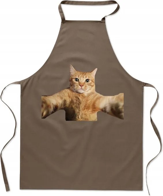 Konyhai kötény nyomtatás Cica Macska Vicces Ajándék