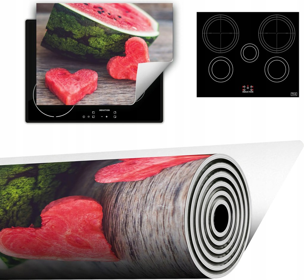 Vinyl Szőnyeg A Konyhába Több Hely 70x52 Szív gyümölcs