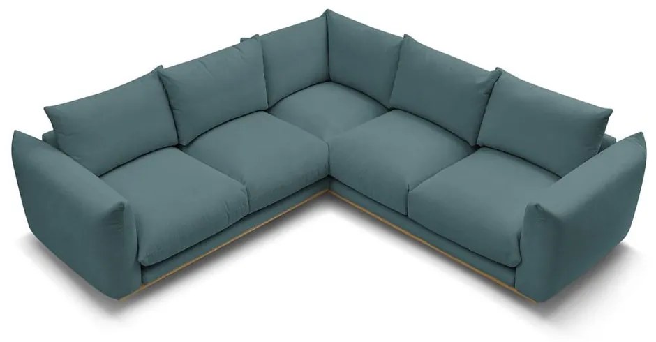 Kék sarokkanapé Ernest – Bobochic Paris