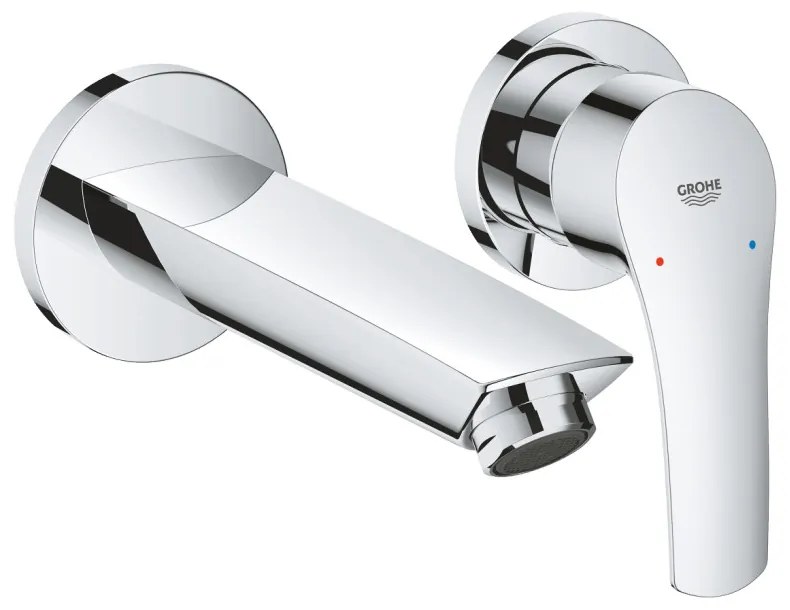 GROHE látható rész Eurosmart 2021 S fali mosdó csaptelep, egykaros, 2 lyukas, króm