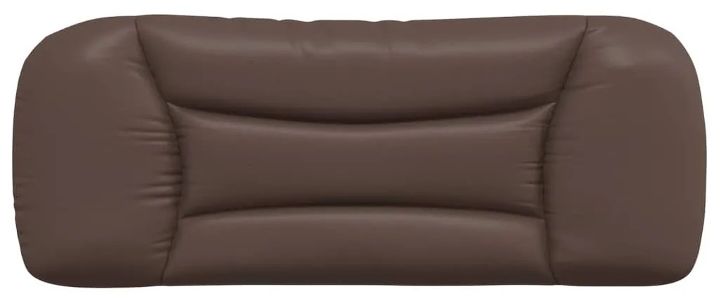barna műbőr fejtámla párna 100 cm