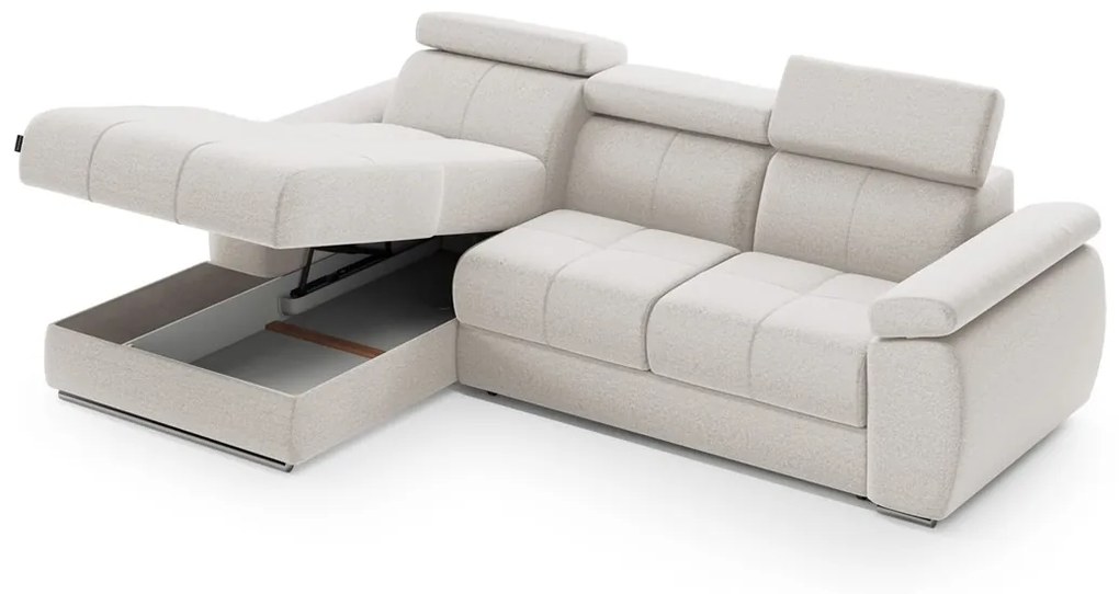 LIDO bézs színű sarok ülőgarnitúra Változat: Bal sarok