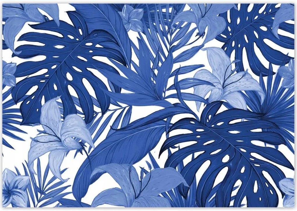 Poszterek 100x70 Classic Blue Monstera