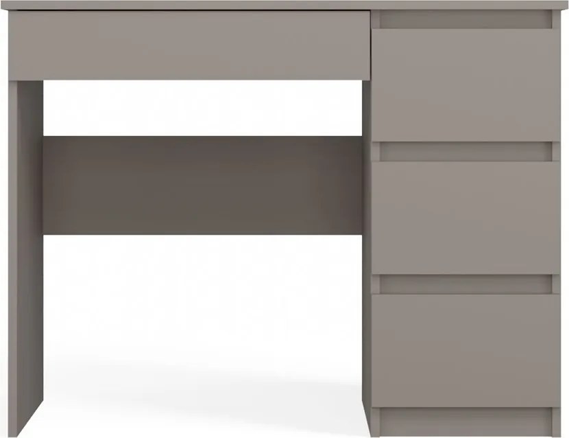 Mijas íróasztal jobb oldali tárolókkal, 98x76x51 cm, agyag színű