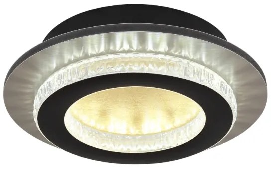 Globo 48042-12G - LED mennyezeti lámpatest JAYDEN LED/12W/230V, átmérő 20 cm, fekete