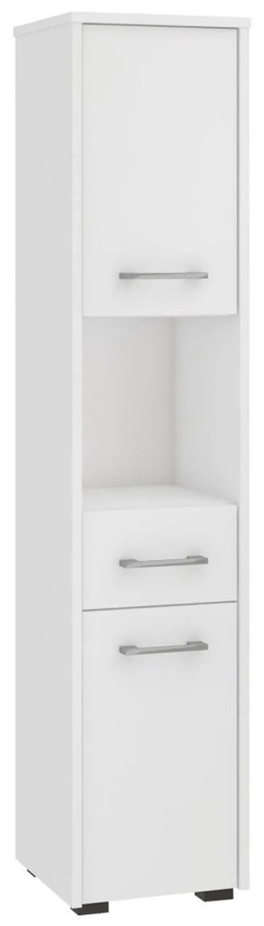 Fürdőszoba szekrény Fin 2D 1SZ 1W fehér