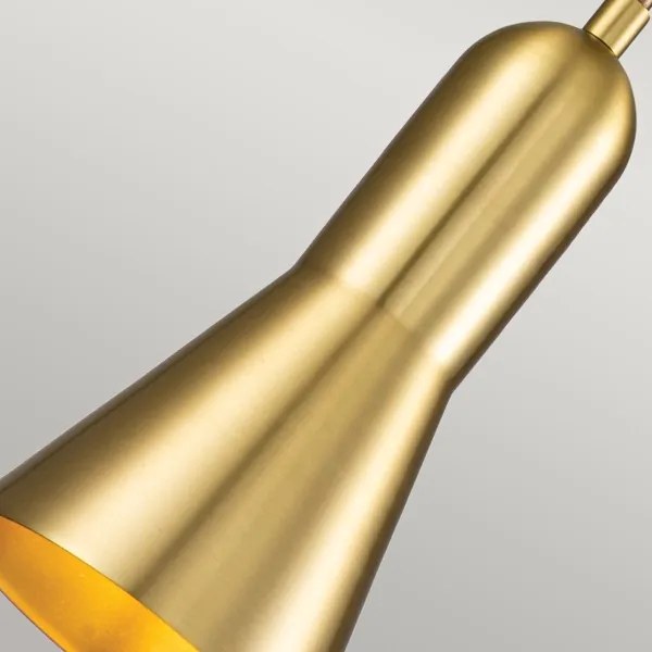 Elstead ETOILE-P-S-AB - Csillár zsinóron ETOILE 1xE27/60W/230V átm. 13,3 cm arany